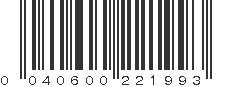 UPC 040600221993