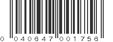 UPC 040647001756