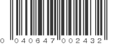 UPC 040647002432