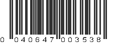 UPC 040647003538