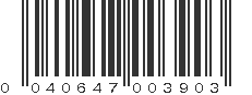 UPC 040647003903