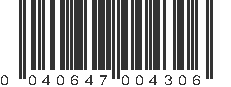 UPC 040647004306