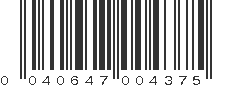 UPC 040647004375