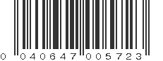 UPC 040647005723