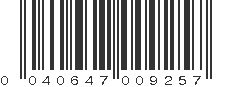 UPC 040647009257