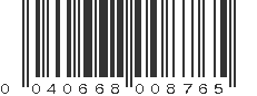 UPC 040668008765