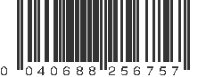 UPC 040688256757