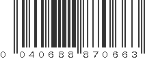 UPC 040688870663