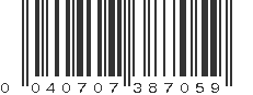 UPC 040707387059