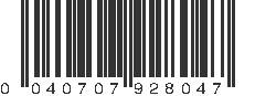 UPC 040707928047