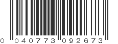 UPC 040773092673