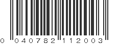 UPC 040782112003