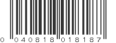 UPC 040818018187