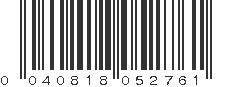 UPC 040818052761