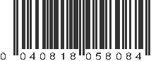 UPC 040818058084