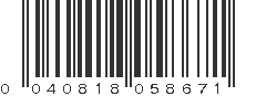 UPC 040818058671