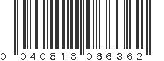 UPC 040818066362