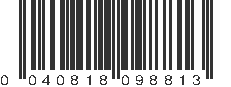 UPC 040818098813