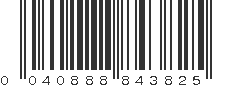 UPC 040888843825