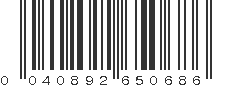 UPC 040892650686