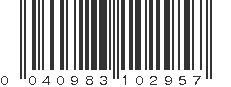 UPC 040983102957