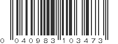 UPC 040983103473