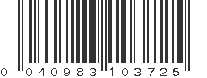 UPC 040983103725