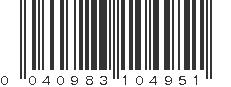 UPC 040983104951