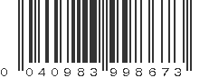 UPC 040983998673