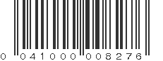 UPC 041000008276