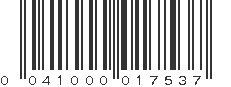 UPC 041000017537