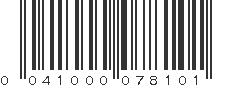 UPC 041000078101