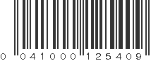 UPC 041000125409