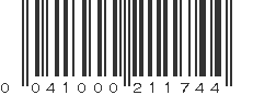 UPC 041000211744