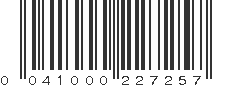 UPC 041000227257