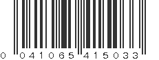 UPC 041065415033