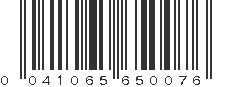 UPC 041065650076