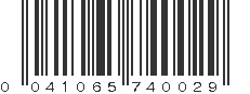 UPC 041065740029