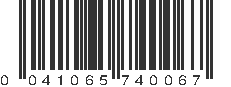 UPC 041065740067