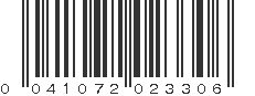 UPC 041072023306