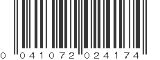 UPC 041072024174