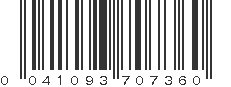 UPC 041093707360