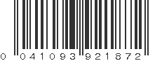 UPC 041093921872