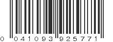 UPC 041093925771