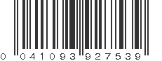 UPC 041093927539