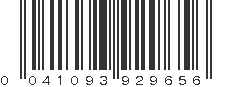 UPC 041093929656