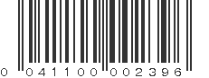 UPC 041100002396