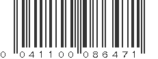 UPC 041100086471