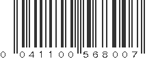 UPC 041100568007