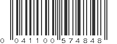 UPC 041100574848